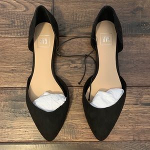 Black d’orsay flats